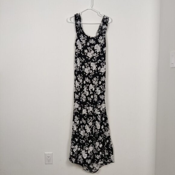 Lily Morgan Women's Floral Bohemian Cutout Maxi Dress Size XL Whimsigoth - Picture 1 of 11